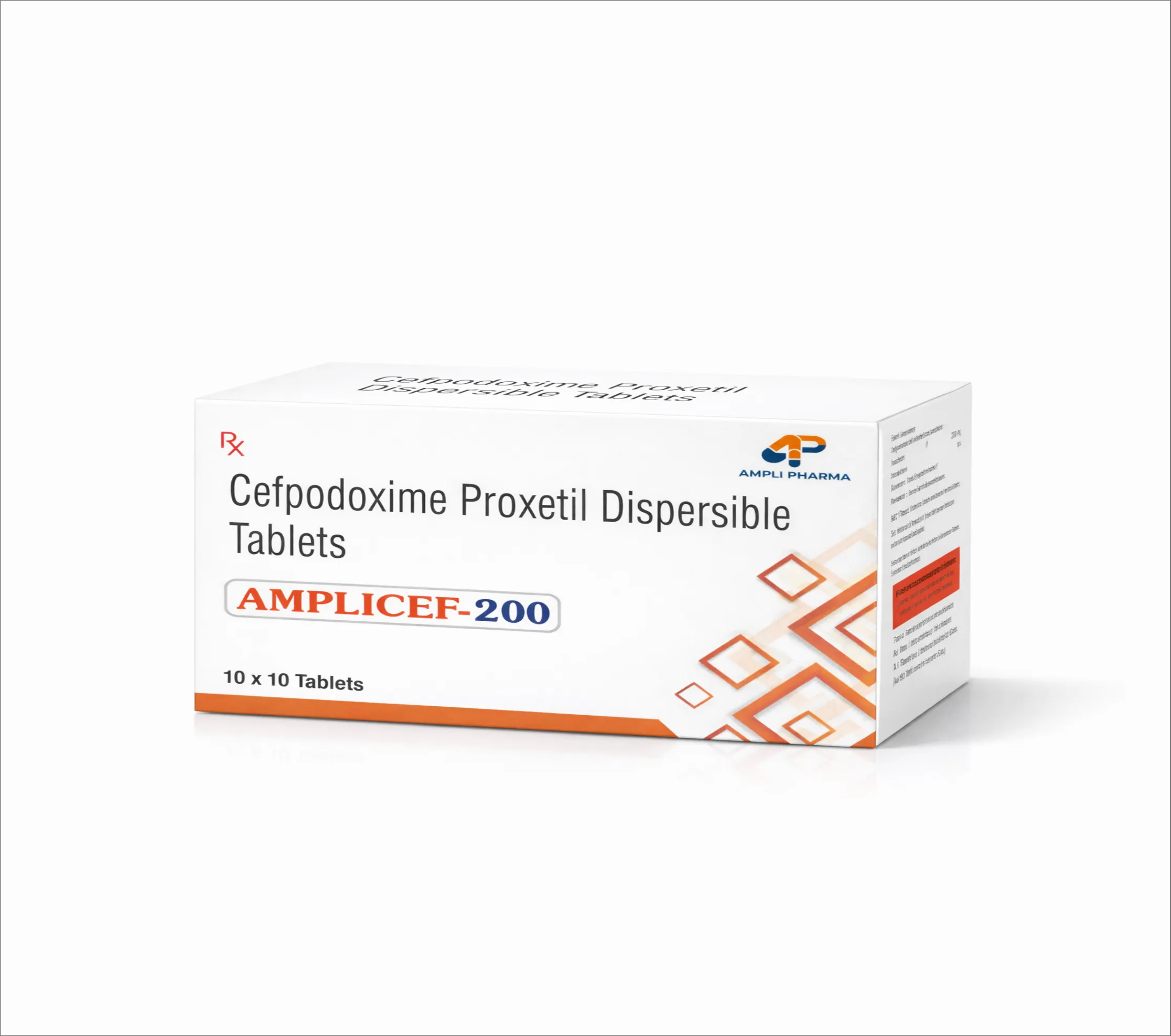 AMPLICEF-200 pharmaceutical product pack by Ampli Pharma