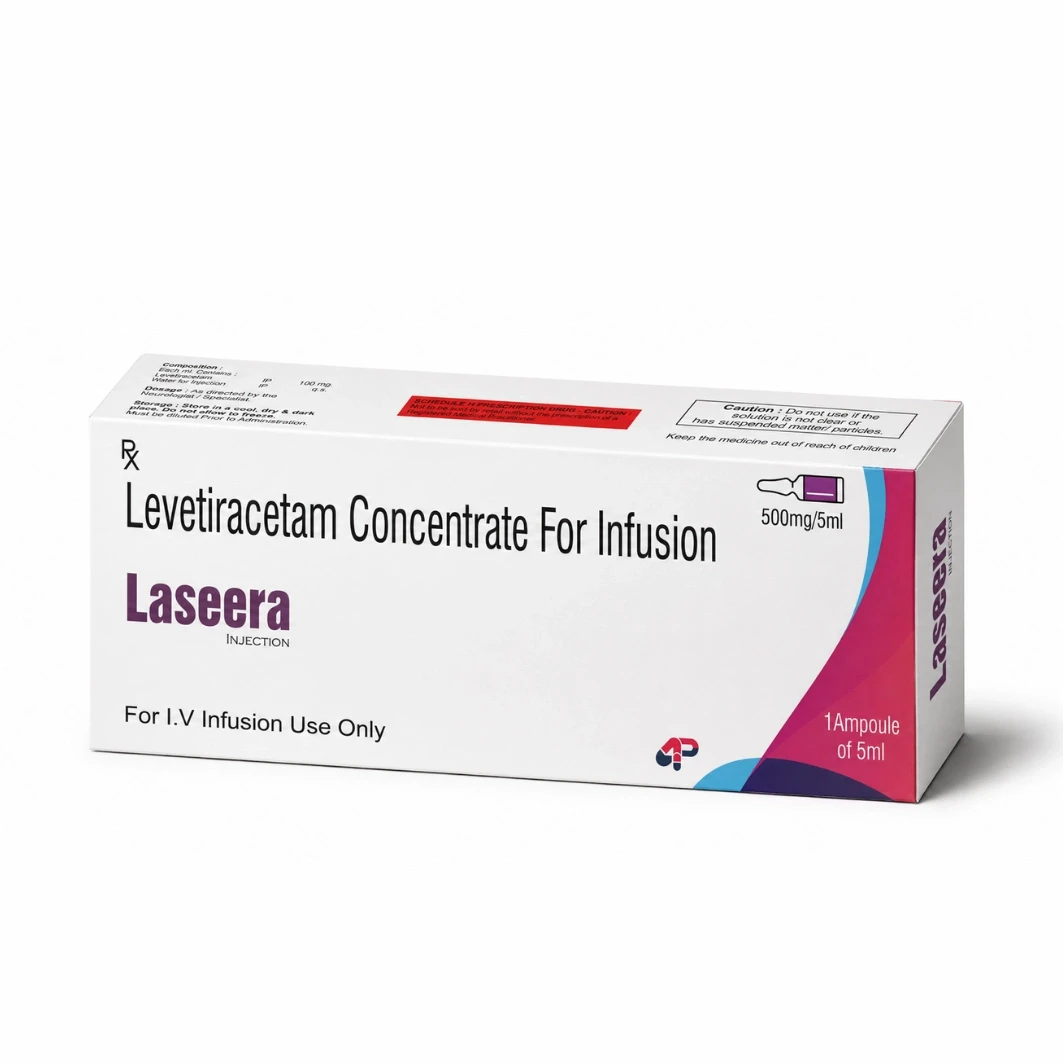 Laseera Injection pharmaceutical product pack by Ampli Pharma